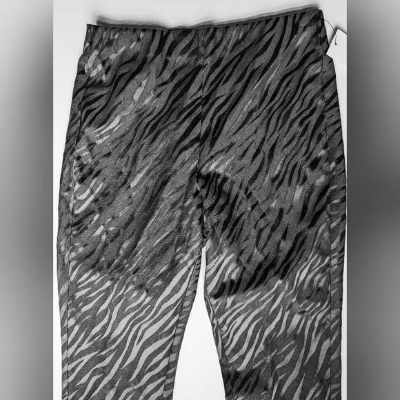 Rag & Bone Black Zebra Dress Pant Size 12 - Picture 6 of 8